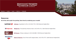 Desktop Screenshot of diamondheightsshoppingcenter.com